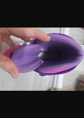 Çocuklar için renkli pembe paten - Görsel 10