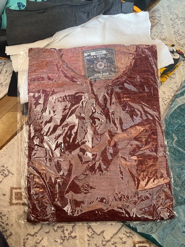 Kırmızı  Tişörtü, Kısa Kollu, - Görsel 4