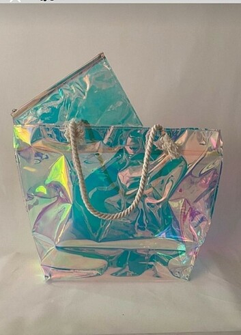 Hologram plaj cantasi