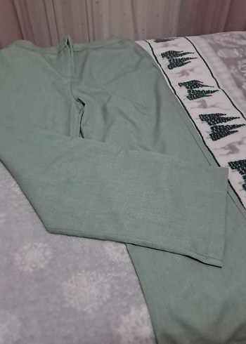 Gri Midi Kadın Kumaş Pantolon - Görsel 2