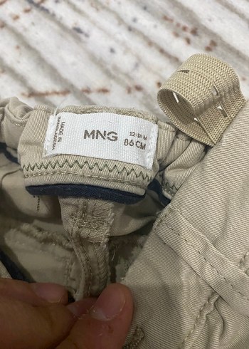 Bej Erkek Çocuk Regular Fit Düğmeli Pantolon - Görsel 2