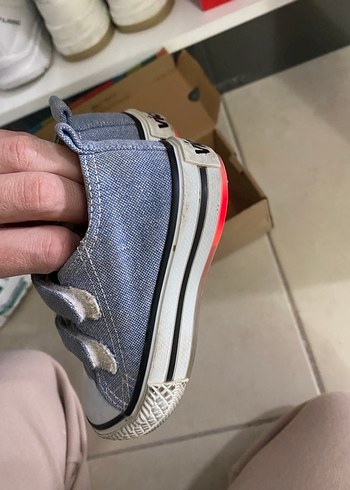 Çift Bantlı Erkek Çocuk Kot Spor Ayakkabı - Görsel 4