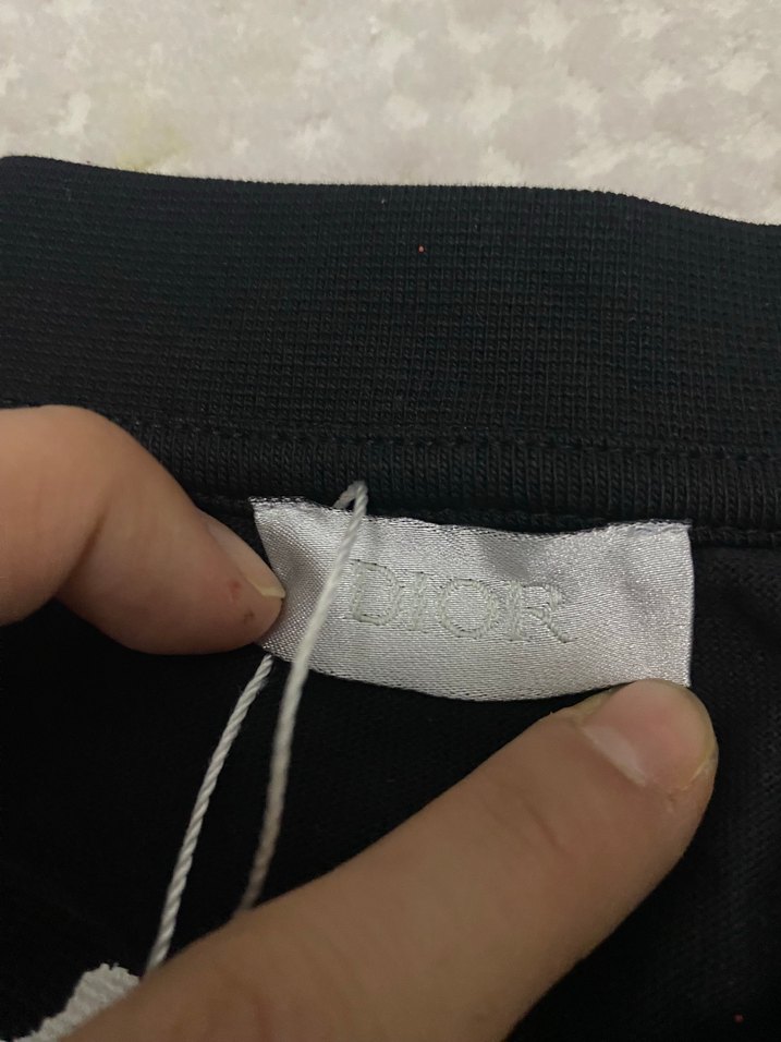 Dior Çok Renkli Baskılı unisex tişört - Görsel 2