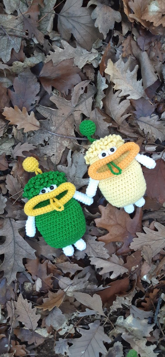 Renkli Örgü anahtarlik - Görsel 2