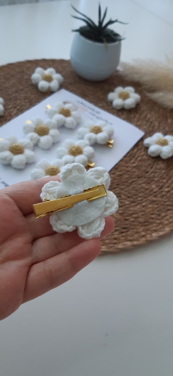 Papatyali Çocuk Toka Seti - Görsel 2