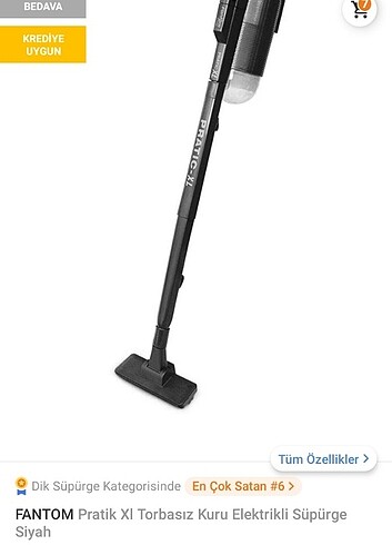Fantom dikey süpurge