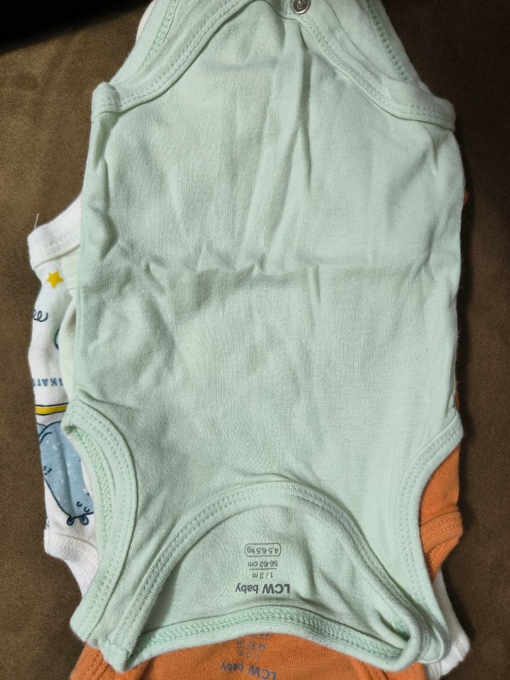 Lcw yenidogan Kolsuz Bebek Body, Baskılı ve Pamuklu - Görsel 5