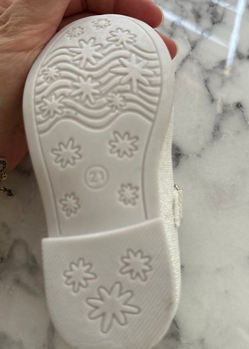 LC Waikiki Kız Çocuk Beyaz Fiyonklu Babet Ayakkabı