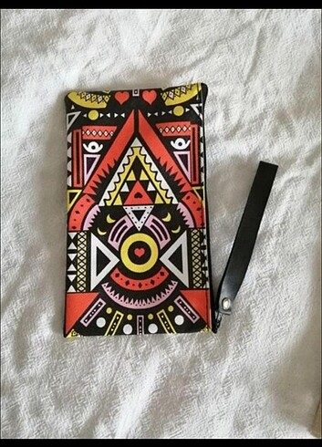 Desenli makyaj çantası 