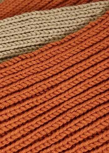 Renkli Örgü Bohem Kadın Atkı - Görsel 5