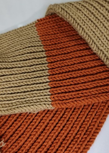 Renkli Örgü Bohem Kadın Atkı - Görsel 4