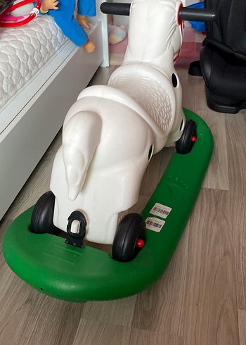 Beyaz Atlı Sallanan Oyuncak - Görsel 3