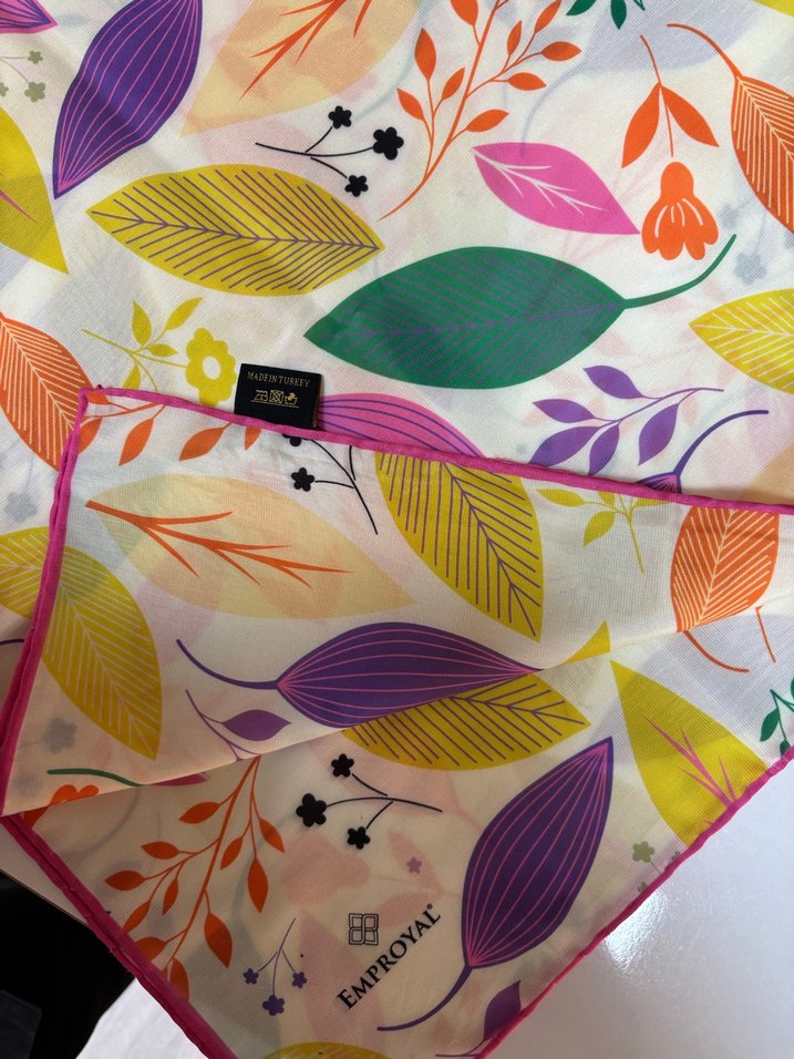 Renkli Bohem Kadın eşarp - Görsel 2