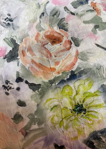 Gri Bohem Drapeli Kadın Şal - Görsel 6