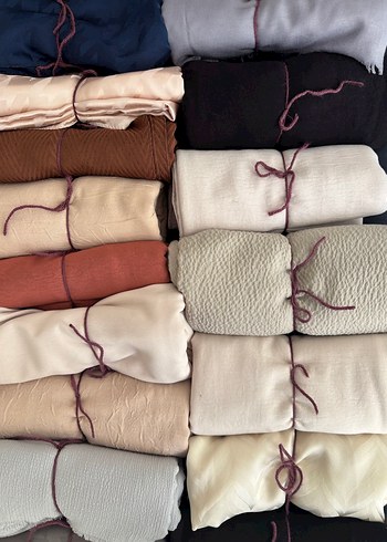 Kadın Keten Bohem Tarzı Camel Şal - Görsel 3