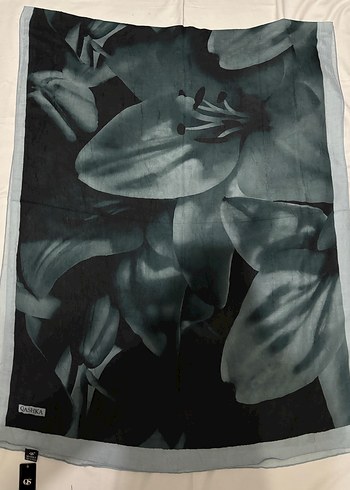 Zambak desenli  Desenli şal - Görsel 4