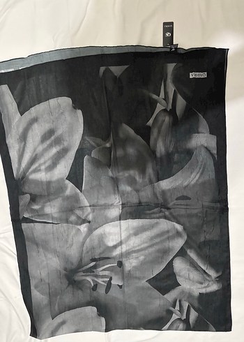 Zambak desenli  Desenli şal - Görsel 3