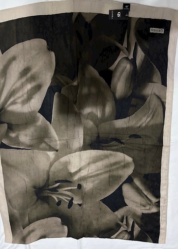 Zambak desenli  Desenli şal - Görsel 5