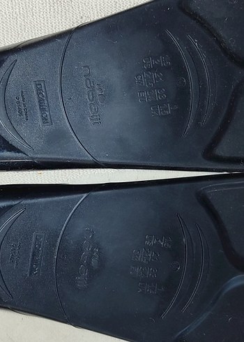 Erkek Siyah Lastik Yüzme Paleti Velcro - Görsel 3