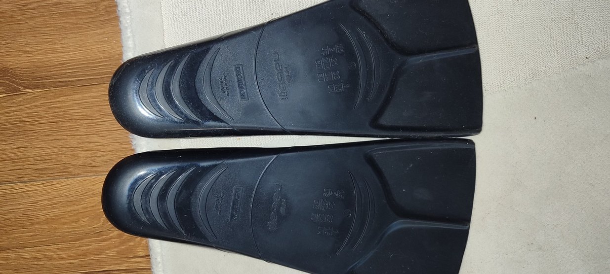 Erkek Siyah Lastik Yüzme Paleti Velcro - Görsel 3