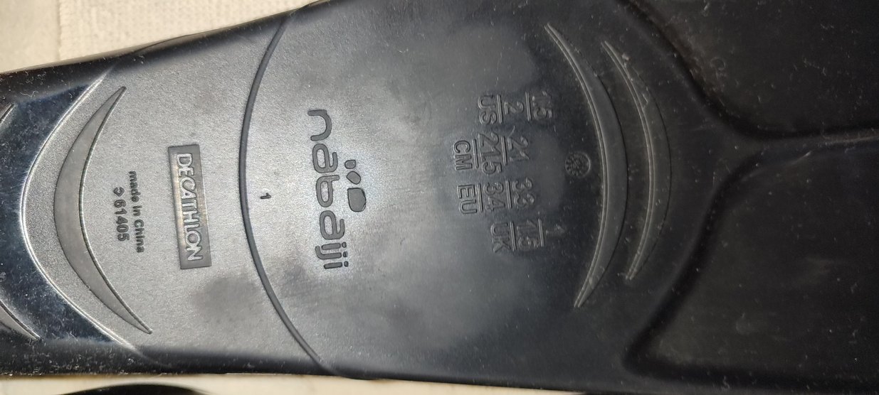 Erkek Siyah Lastik Yüzme Paleti Velcro - Görsel 4