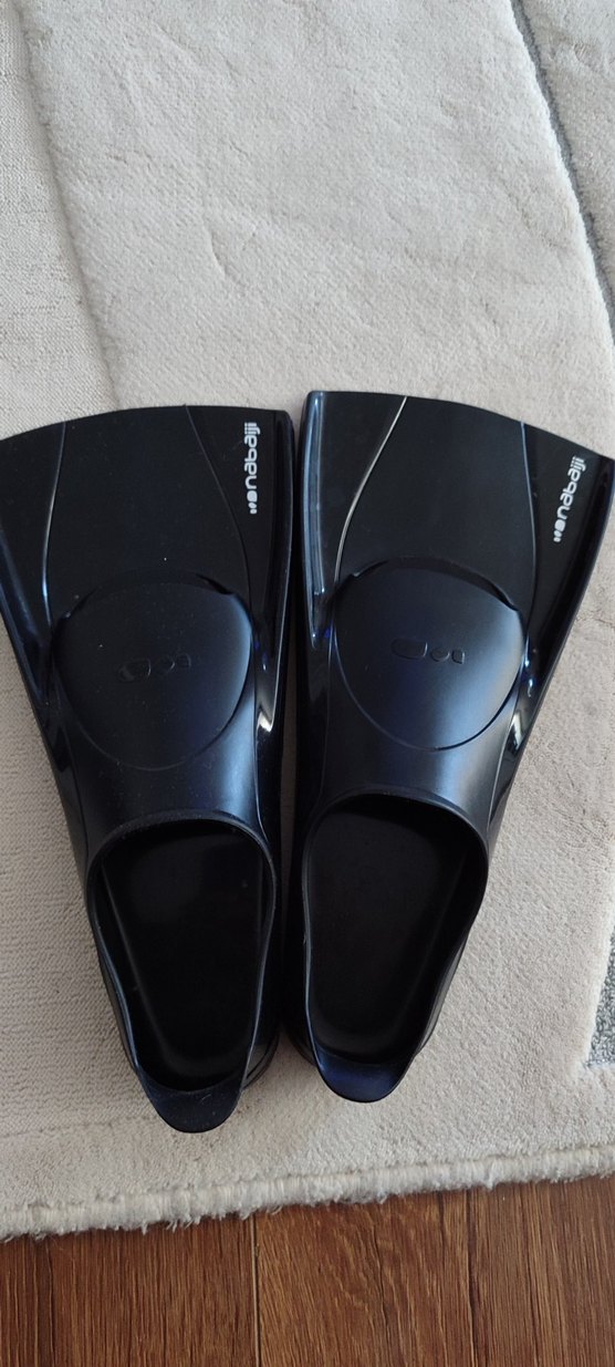 Erkek Siyah Lastik Yüzme Paleti Velcro - Görsel 2