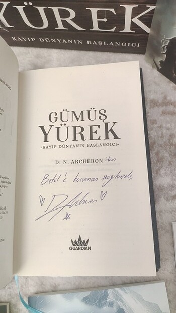 Beden D.N.Archeron - Gümüş Yürek 1 ve 2 Kutulu set | İmzalı |