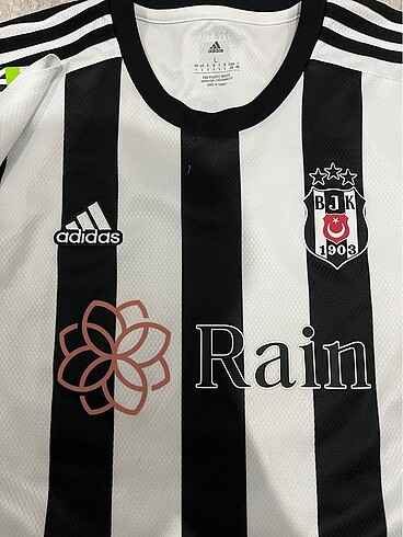 l Beden beyaz Renk Beşiktaş Çubuklu 120.yıl forması orjinal