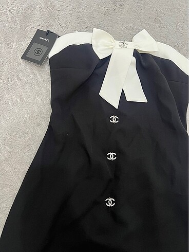 Chanel Chanel fiyonklu elbise sıfır etiketli