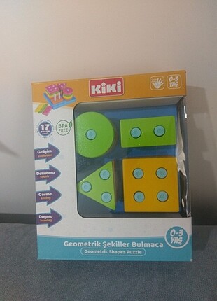 Geometrik şekiller bulmaca kiki marka