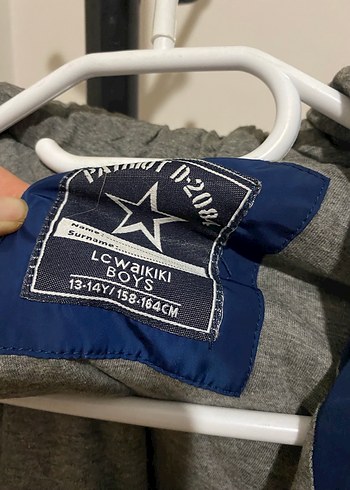 Mavi Fermuarlı Erkek Streetwear Mont - Görsel 4