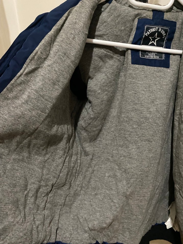 Mavi Fermuarlı Erkek Streetwear Mont - Görsel 3