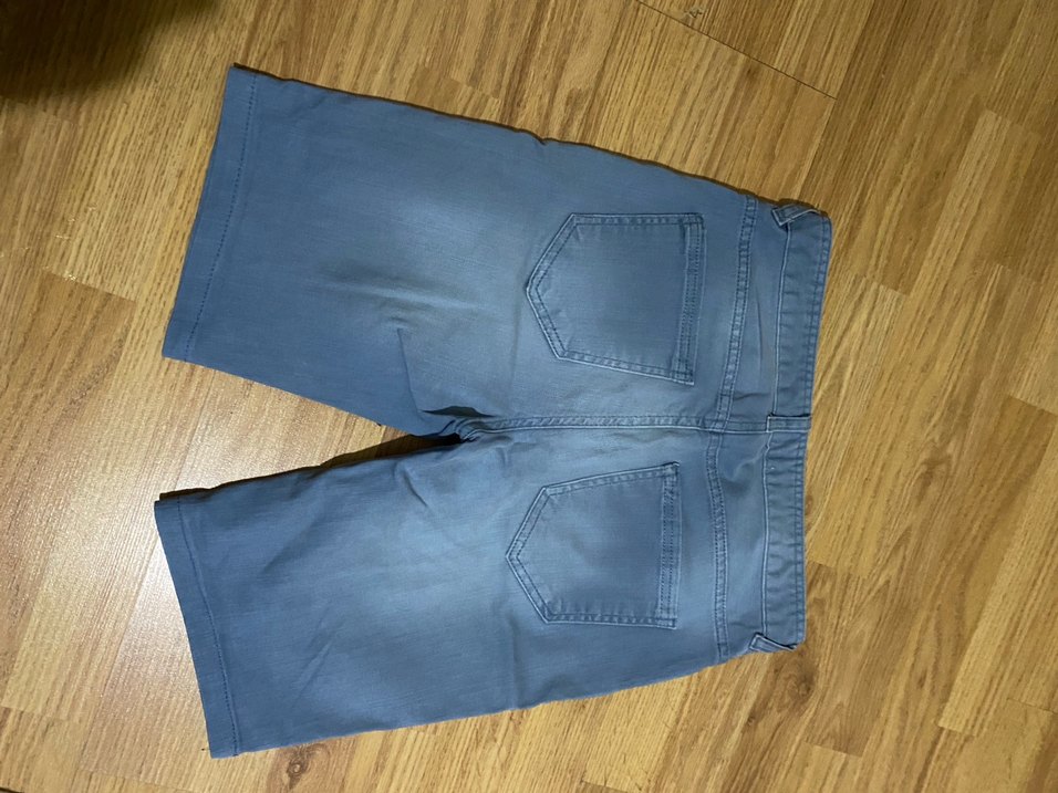 Erkek Gri Denim Midi Boy Rahat Kesim Jean - Görsel 2