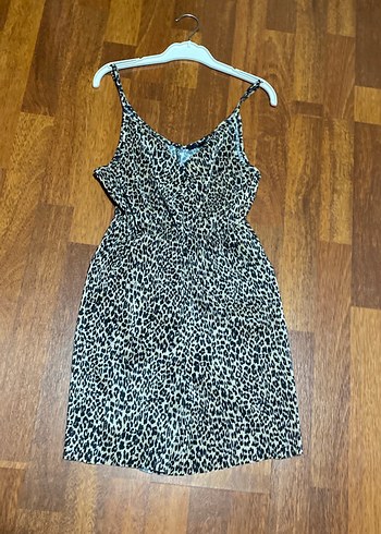 Kadın Kahverengi Zebra Desenli Kemerli Mini Tulum XS BEDEN - Görsel 5