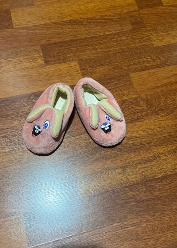 Kız Çocuk Pembe Nakışlı Sıcak Ev Terliği 22/23 numaraya uygun - Görsel 2