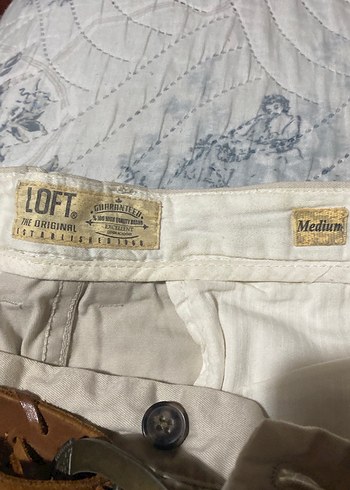 Kemerli Bej bayan keten  Şort M/Beden
LOFT MARKA - Görsel 7