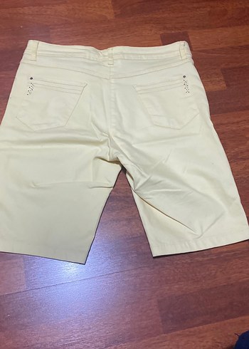 Sarı  Regular Fit bayan Şort 42 beden 
BONİTA MARKA - Görsel 4