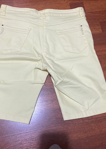 Sarı  Regular Fit bayan Şort 42 beden 
BONİTA MARKA - Görsel 5