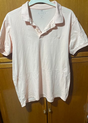 Pembe Düğmeli Erkek Polo Tişört XL BEDEN - Görsel 2