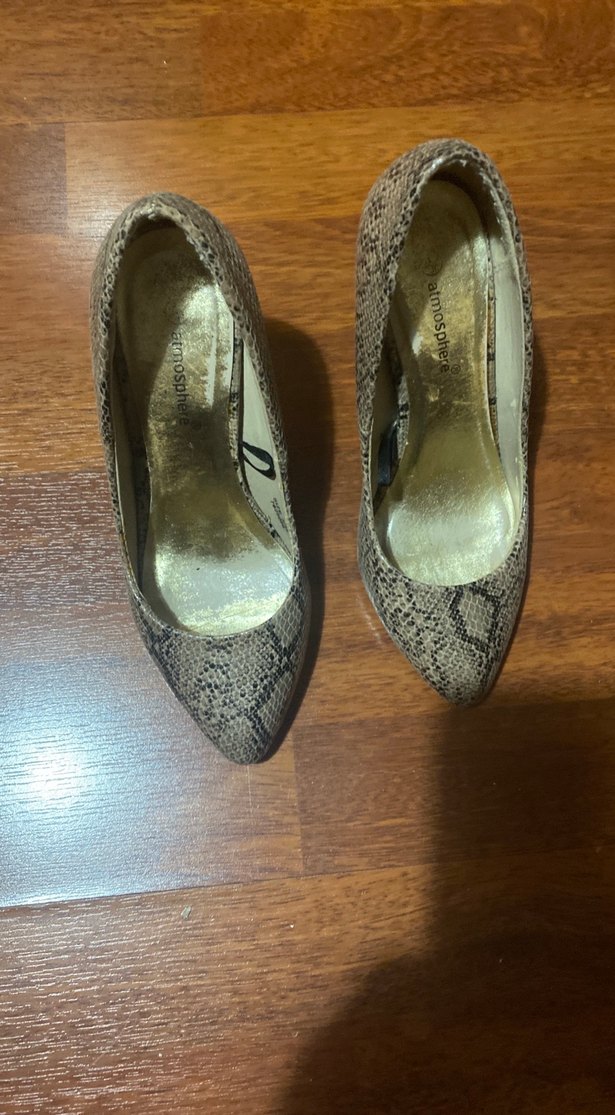 Kahverengi Yılan Desenli ince Topuklu Stiletto
36 numara - Görsel 2