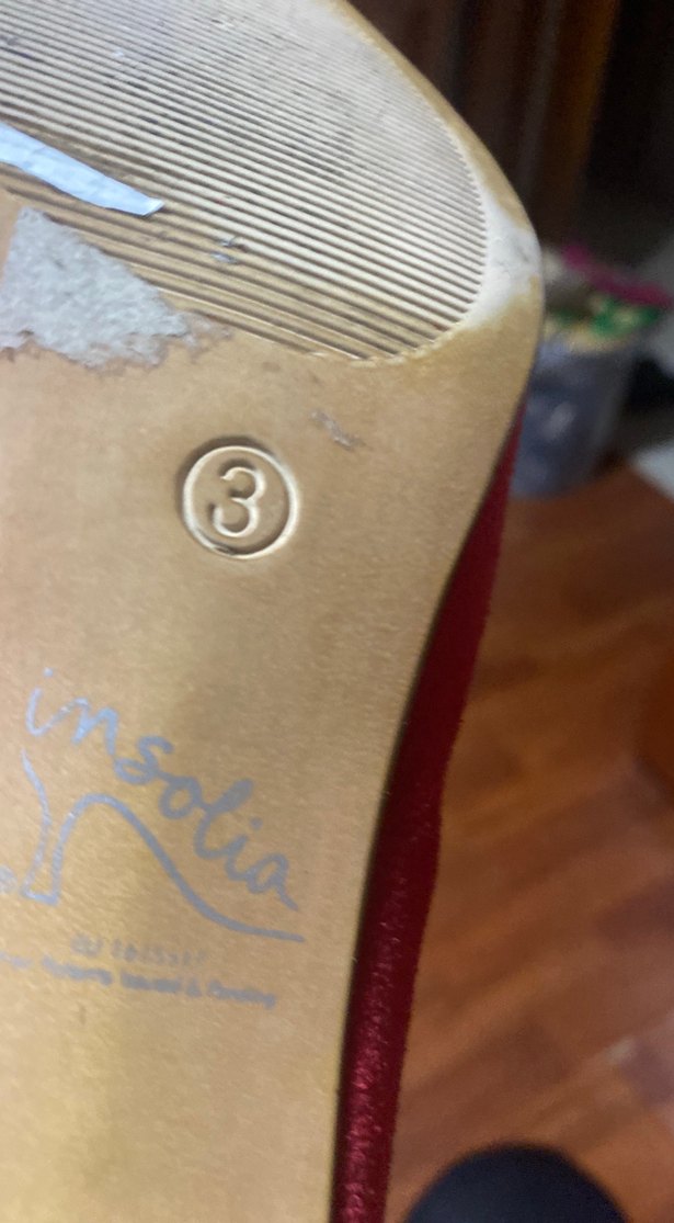 Kırmızı ince Topuklu Kadın Stiletto 36 numara 
H&M marka - Görsel 5