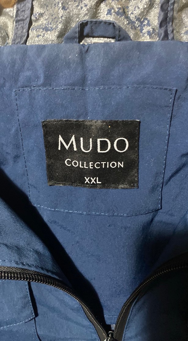 Mudo Erkek Lacivert Fermuarlı Ceket XXL BEDEN - Görsel 4