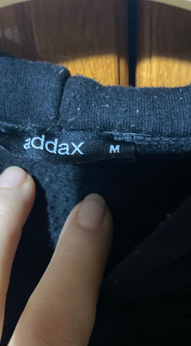 Kadın siyah Kapüşonlu Sweatshirt M/ beden - Görsel 5