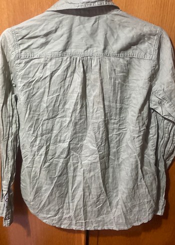 Keten Kadın Gömlek, Uzun Kollu, Düğmeli 34 beden - Görsel 7