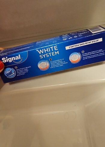 Signal White System Beyazlatıcı Diş Macunu - Görsel 5