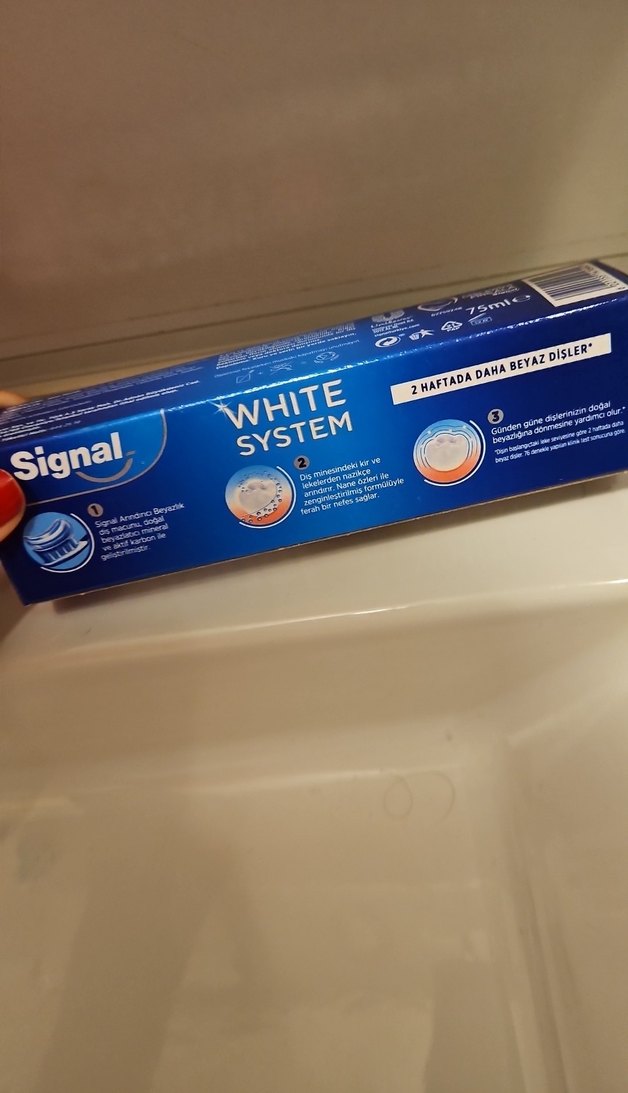 Signal White System Beyazlatıcı Diş Macunu - Görsel 5