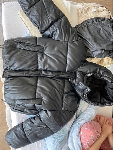 Bershka Bershka siyah mont