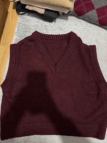Bordo süveter
