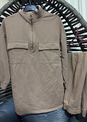 Kahverengi Rahat Kesim Hamile Pantolonu - Görsel 2