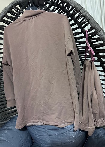 Kahverengi Rahat Kesim Hamile Pantolonu - Görsel 3